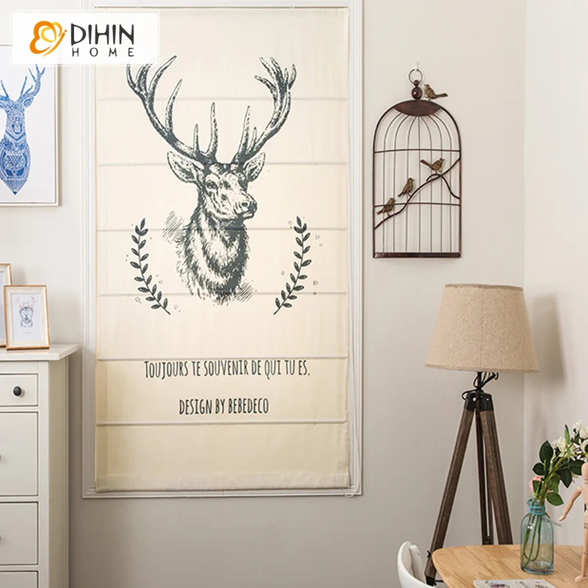 Новое поступление римские шторы Rollor из хлопка и льна занавески для гостиной