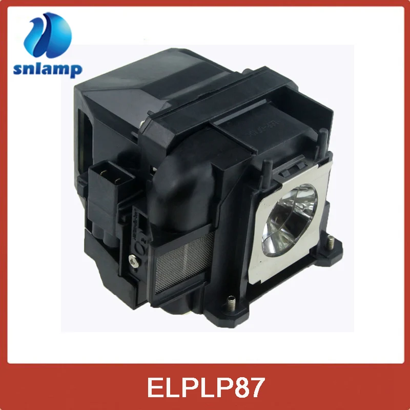 Snlamp заменяемая прожекторная лампа ELPLP87 V13H010L87 для CB-530 CB-535W CB-536Wi EB-C745XN CB-575W PowerLite 520, 525 Вт, 530