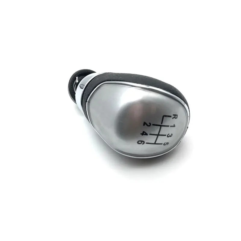 6speed knob Автомобильный механизм Мануэль ручка переключения передач кожа для FORD FOCUS MK2 FL MK3 MK4 MK7 MONDEO MK3 C-MAX S-MAX TRANSIT GALAXY FIESTA - Название цвета: 6speed knob