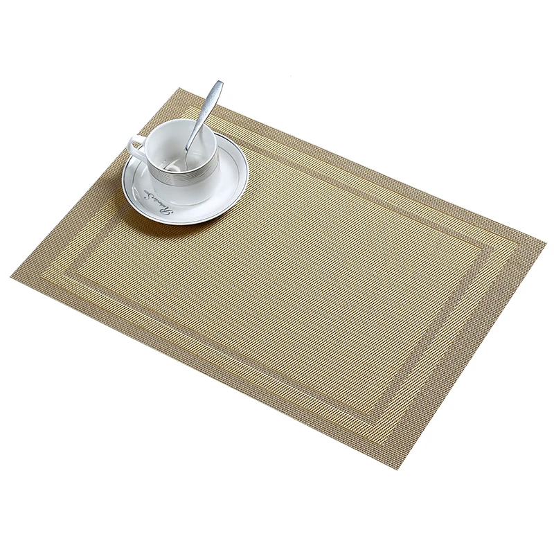 Double Frame PVC Western Cushion Japanese European Heat Insulation Table Environmental Protection | Дом и сад