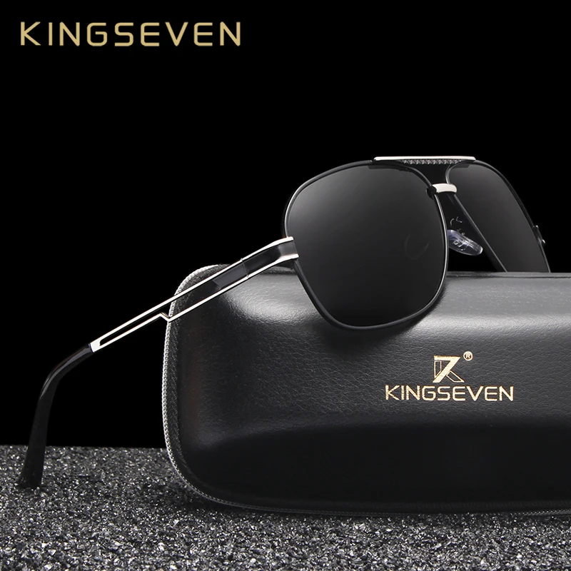 KINGSEVEN, брендовые, классические, поляризационные солнцезащитные очки, мужские, для вождения, солнцезащитные очки, модные, для путешествий, мужские очки, Oculos Gafas