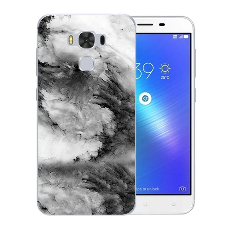 Soft Silicone for Asus Zenfone 3 MAX ZC553KL 5.5 inch Phone Case Black Cover Color Pattern full Protective Capa |