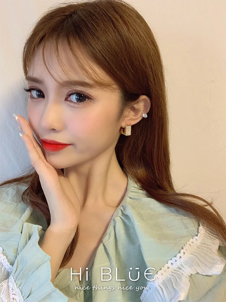 HUANZHI новые Инс Стильные Простые прямоугольные летние милые шикарные