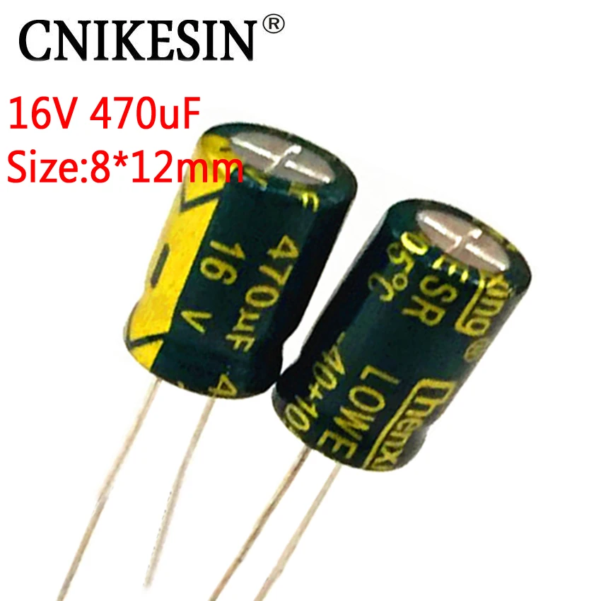 CNIKESIN 50PCS 16V470UF высокое низкочастотное сопротивление долгий срок службы