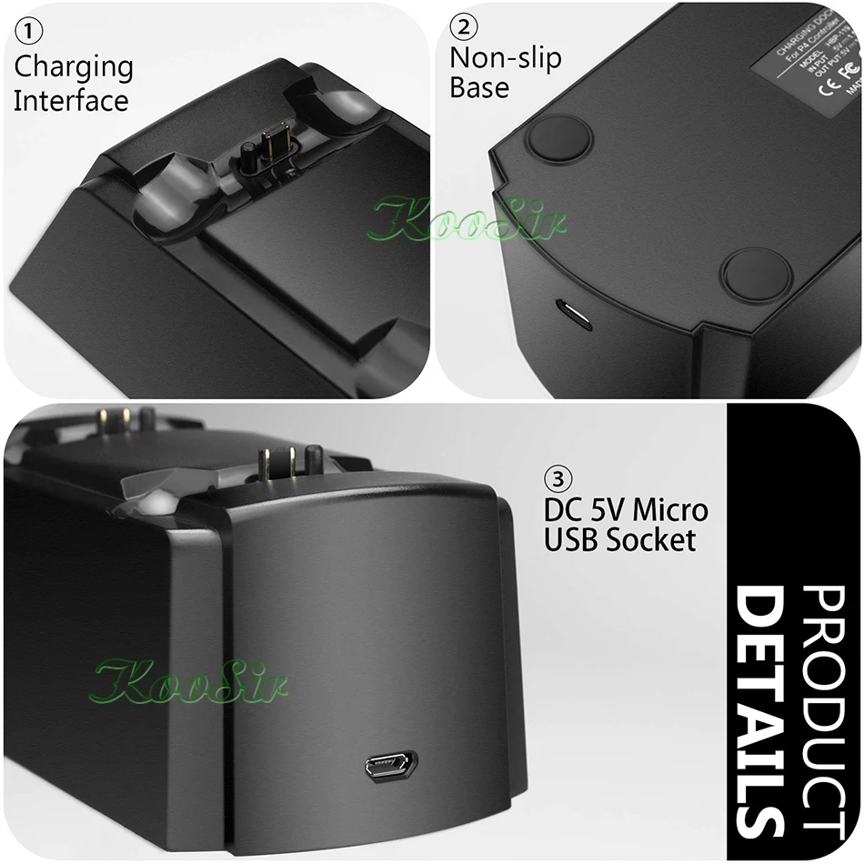 PS 4 Slim PRO 3 в 1 беспроводная док станция для зарядки контроллера PS4 зарядное