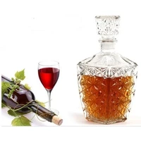 1pc 250ml 500ml 850ml high quality glass whiskey liquor wine drinks decanter wine bottle ejr 1081