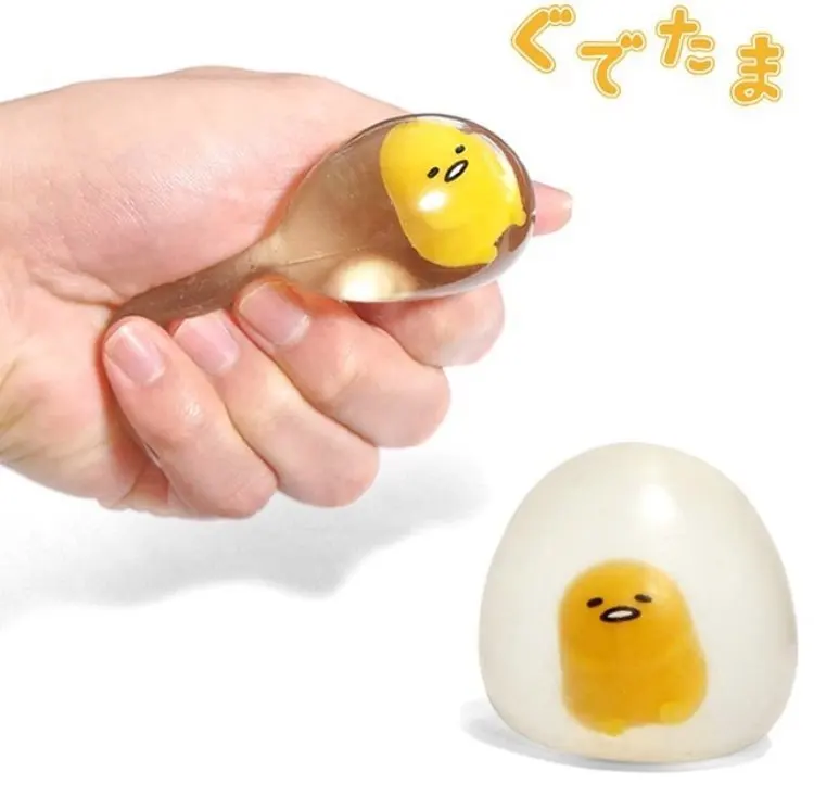 Фигурка Gudetama желтое яйцо ленивое снятие стресса игрушки VENT кукла игрушка из ПВХ |