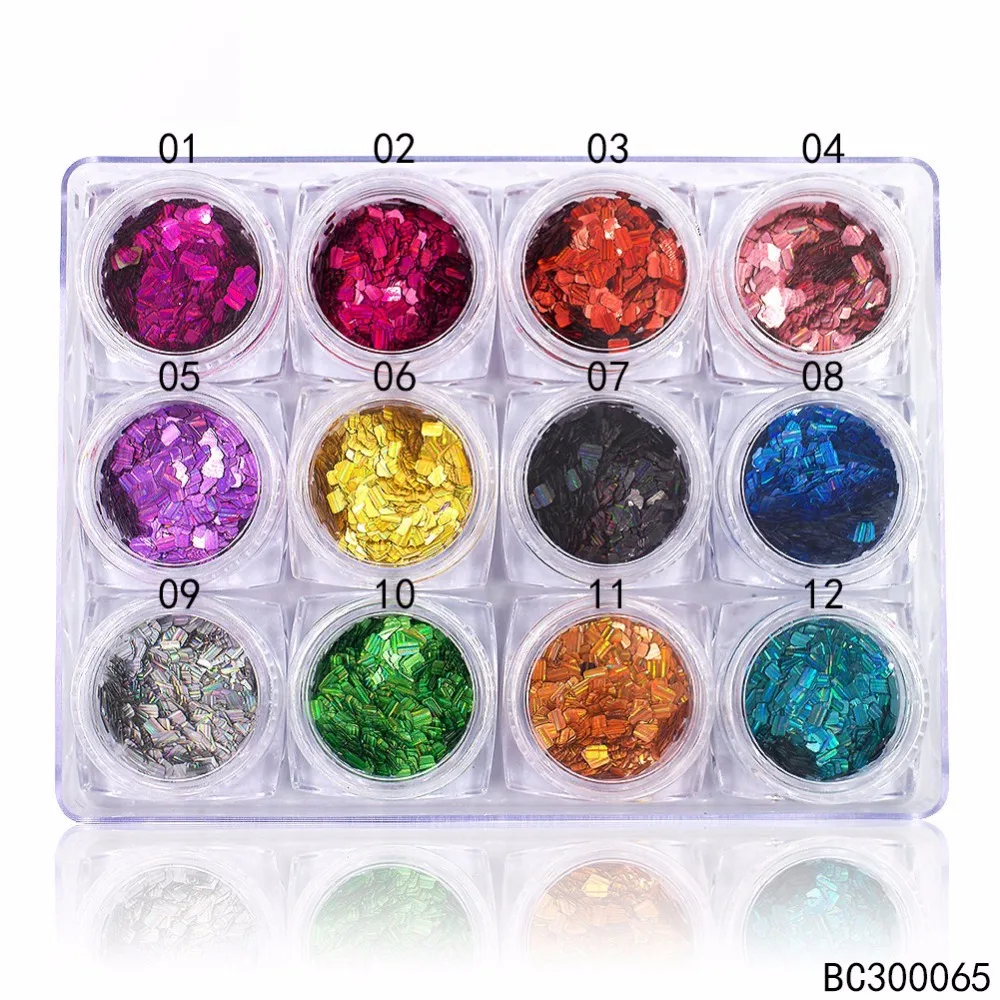 

Phototherapy Nail New Jewelry Stripe Laser Rectangular Sequins Nail Patch