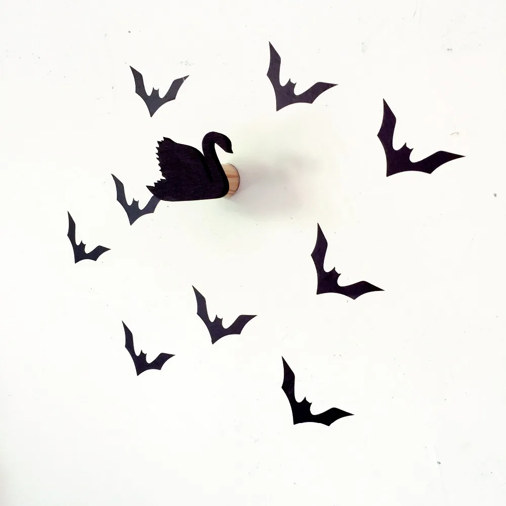 Симпатичные деревянные поделки крючок для одежды в виде лебедя дверь комнаты