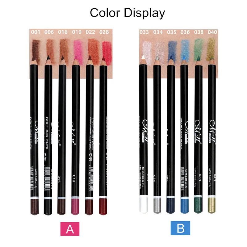 Бренд MENOW 6 цветов/набор подводка для глаз карандаш долговечный