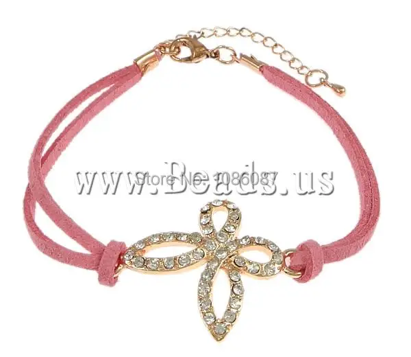 Free shipping!!!Velveteen Cord Bracelet New 2013 Jewelry with Zinc Alloy brass lobster clasp 2Inch extender chain | Украшения и