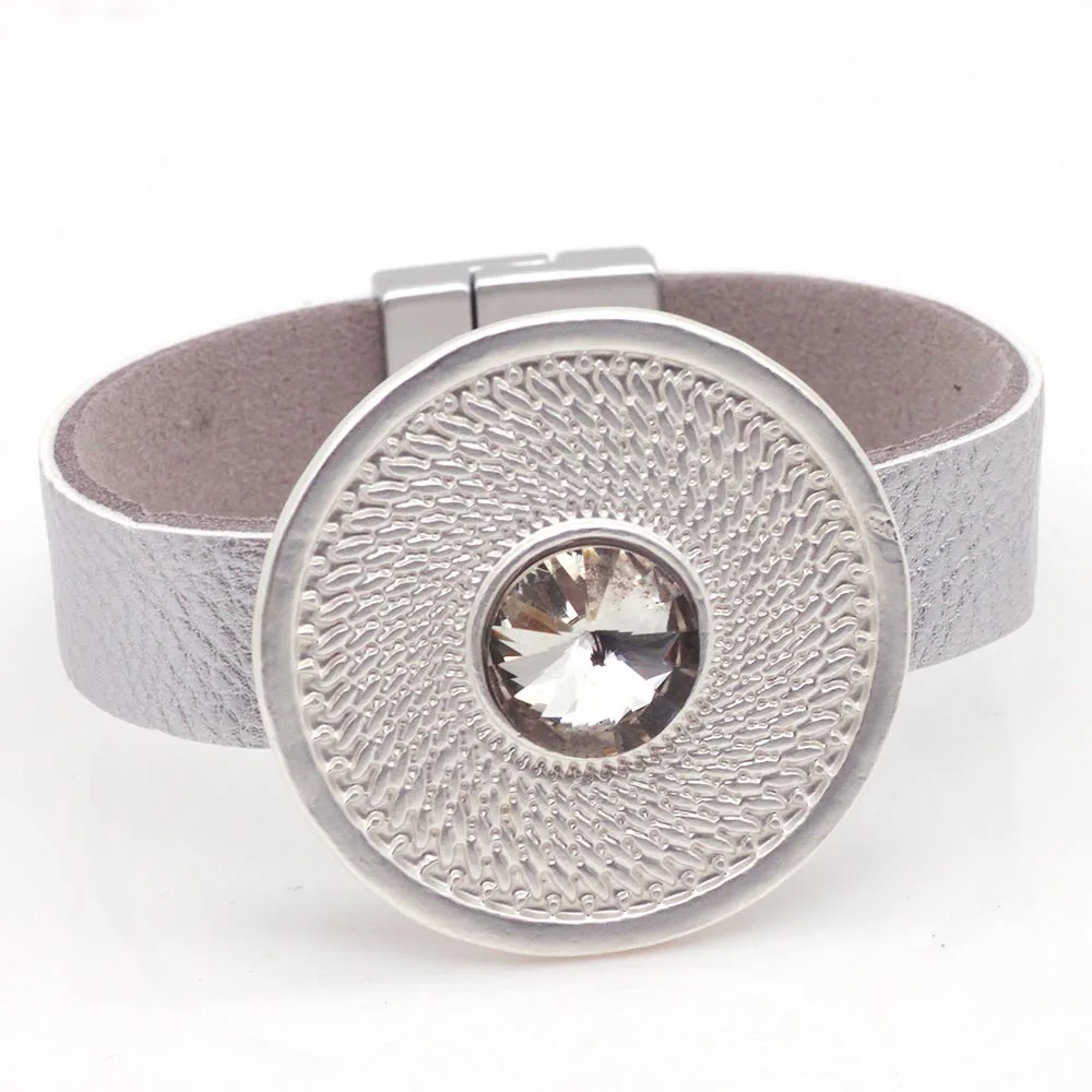 2021 кожаные браслеты из нержавеющей стали для женщин в богемном стиле с