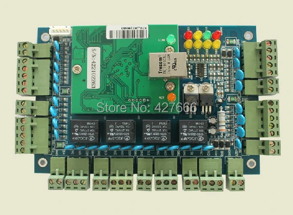 TCP/IP четырехдверная односторонняя панель управления доступом плата контроля