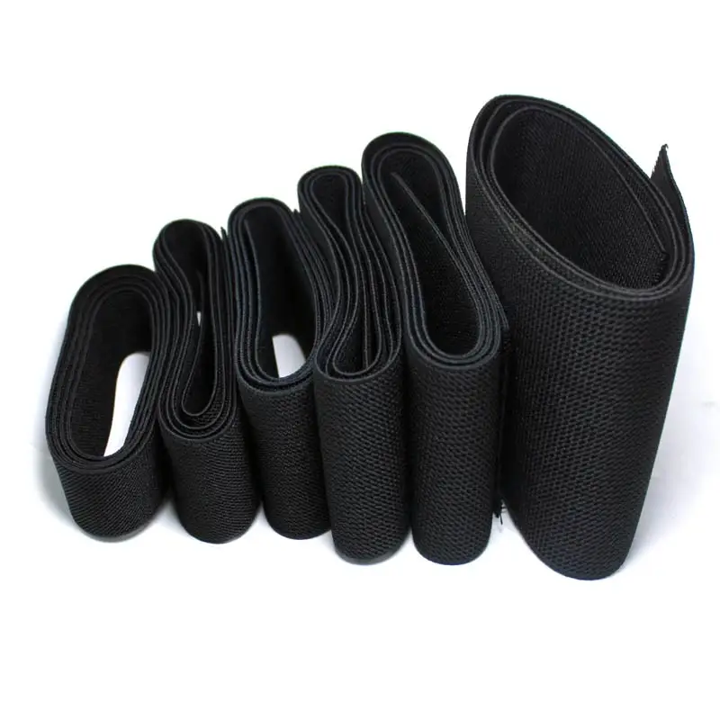 

2-10cm High quality black Twill waist elastic band sewing clothing accessories Elastic decorative belt/ rubber band