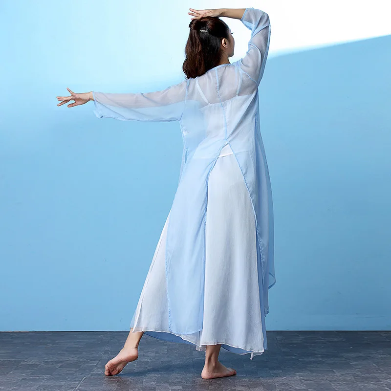 Женский длинный халат винтажный плащ платье белые широкие расклешенные брюки