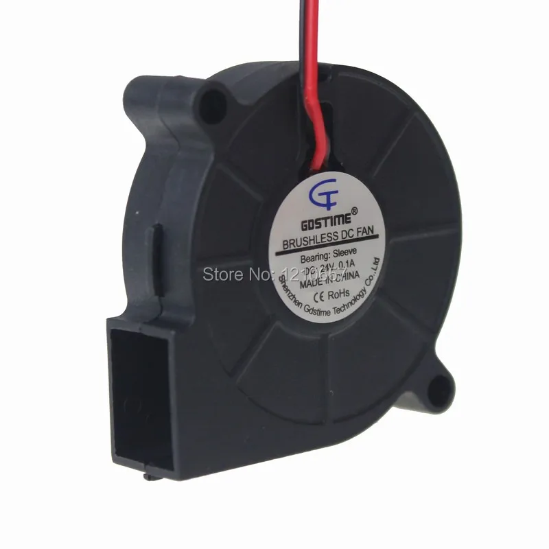 20 кулер gdstime DC 24 В 2Pin Mini 50 мм 50x15 5 см центробежный вытяжной вентилятор охлаждения |