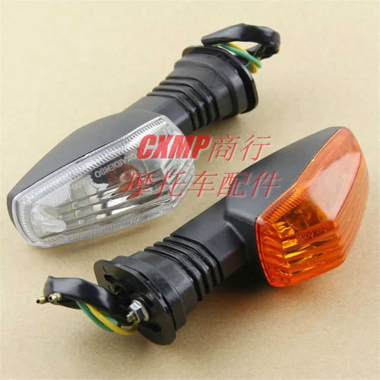 1 пара 2 Цвета Универсальный мото индикатор rbike flashers для suzuki GSXR600 750 GSXR1000 K1 K2 K3 K4 moto