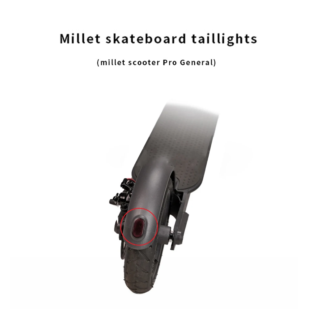 Rear Tail Lamp Scooter Safety Brake Light Line Practical Portable Unique for M365 Electric Scooter Millet Accessories Tail Light