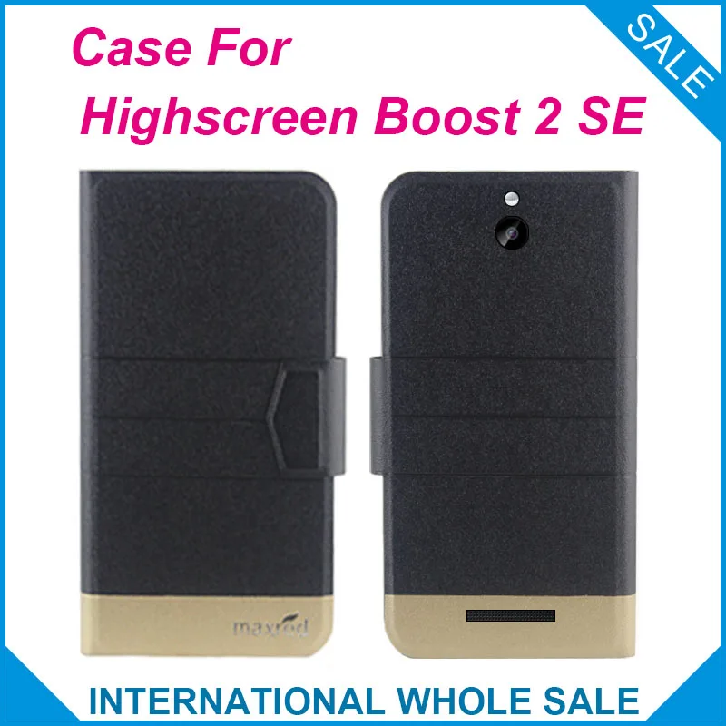 New Top Hot! Highscreen Boost 2 SE Cases 5 Colors Factory Direct High quality Ultra-thin Leather Luxurious Phone Accessories | Мобильные