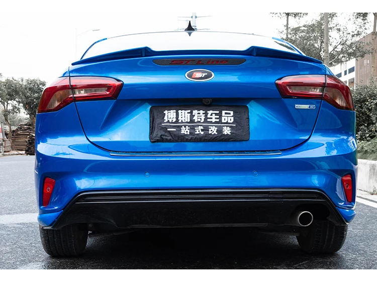 Для Ford Focus спойлер+ Фокус Высокое качество ABS Материал заднее крыло праймер цвет задний спойлер M4 Стиль