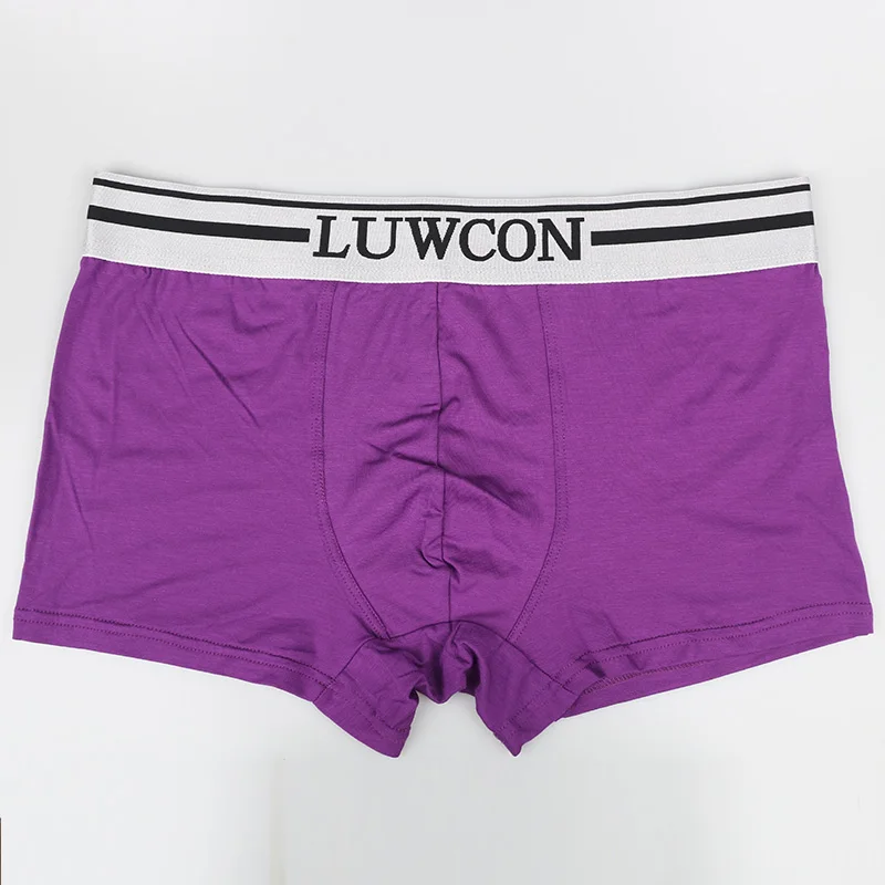 LUWCON 4 шт./лот мягкое дышащее Мужское нижнее белье u-образный угол мужские