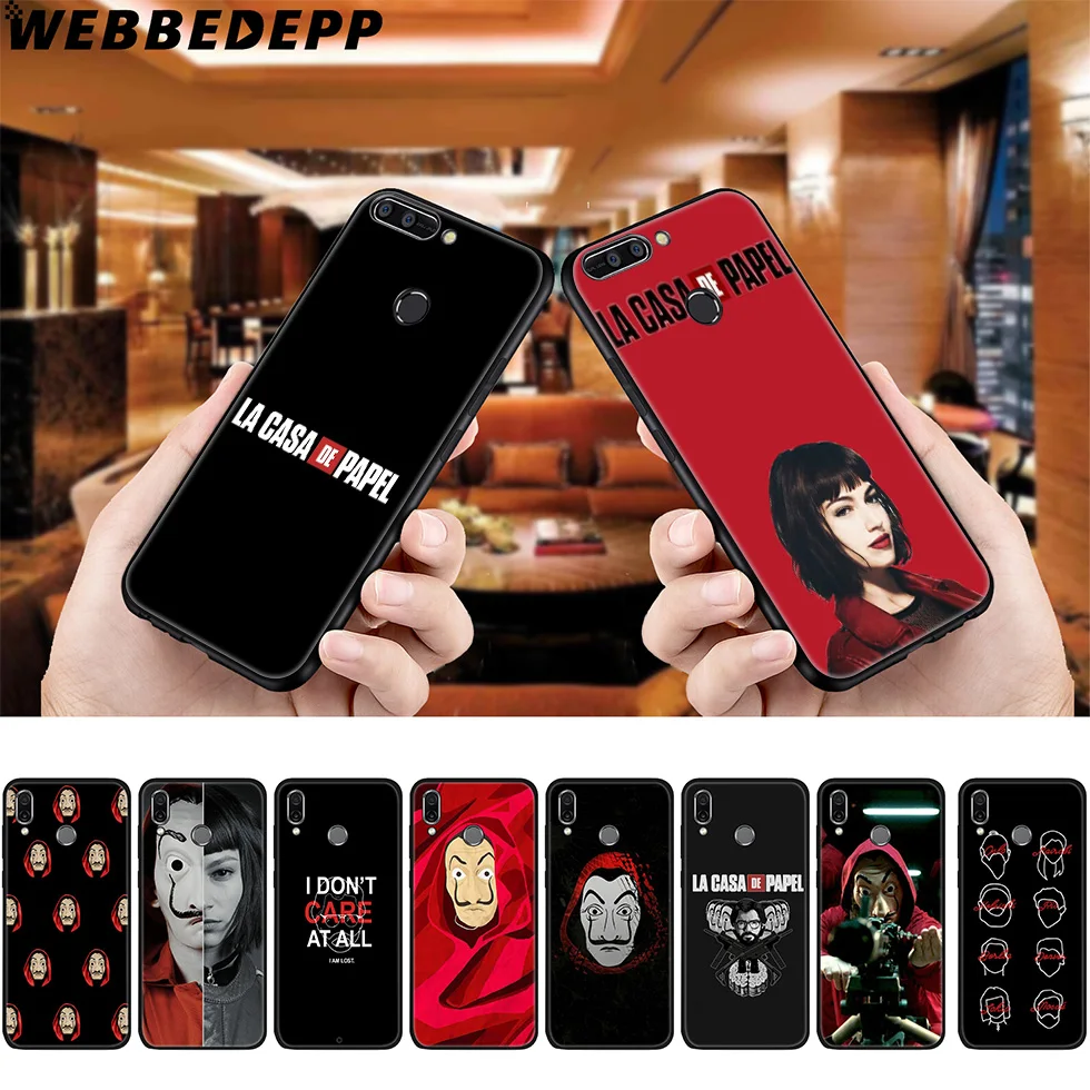 Money Heist La Casa De Papel Soft Case for Huawei P8 P9 P10 P20 P30 Lite Pro P Smart Z Plus 2019 Y6 Prime 2018 2017 Mini |