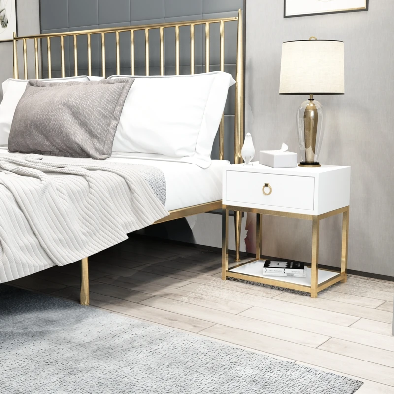 Модные прикроватные тумбочки Louis простые для хранения современный дом полностью