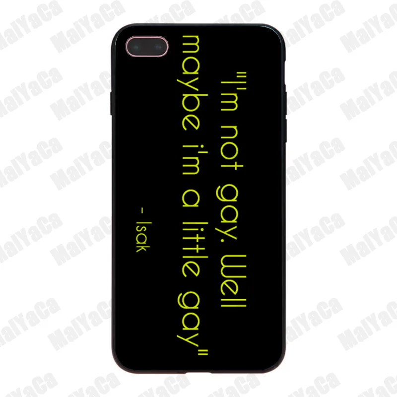 MaiYaCa skam гей лучшие цитаты милые мягкие Аксессуары для телефона чехол iPhone 8 7 6 6S Plus X