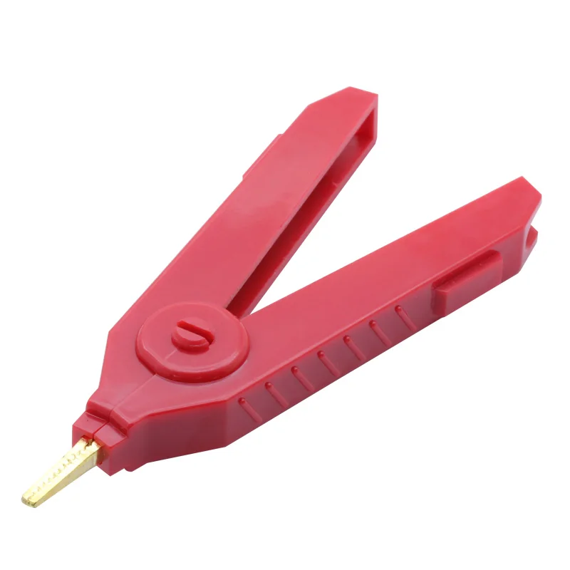 Red 1 шт. Высокое качество 90 мм зажимы аллигатора электрические DIY Тестовые провода Аллигатор Позолоченные зажимы крокодила Перемычка провода - Цвет: Red