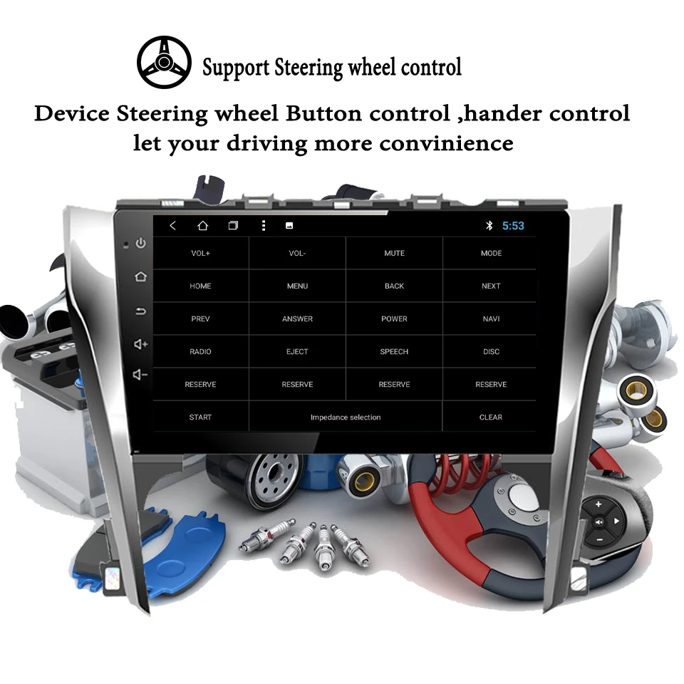 10 1 дюймовый 6G + 128G Android 0 автомобильный dvd gps навигатор для Toyota Carmry 2012 2013 2014