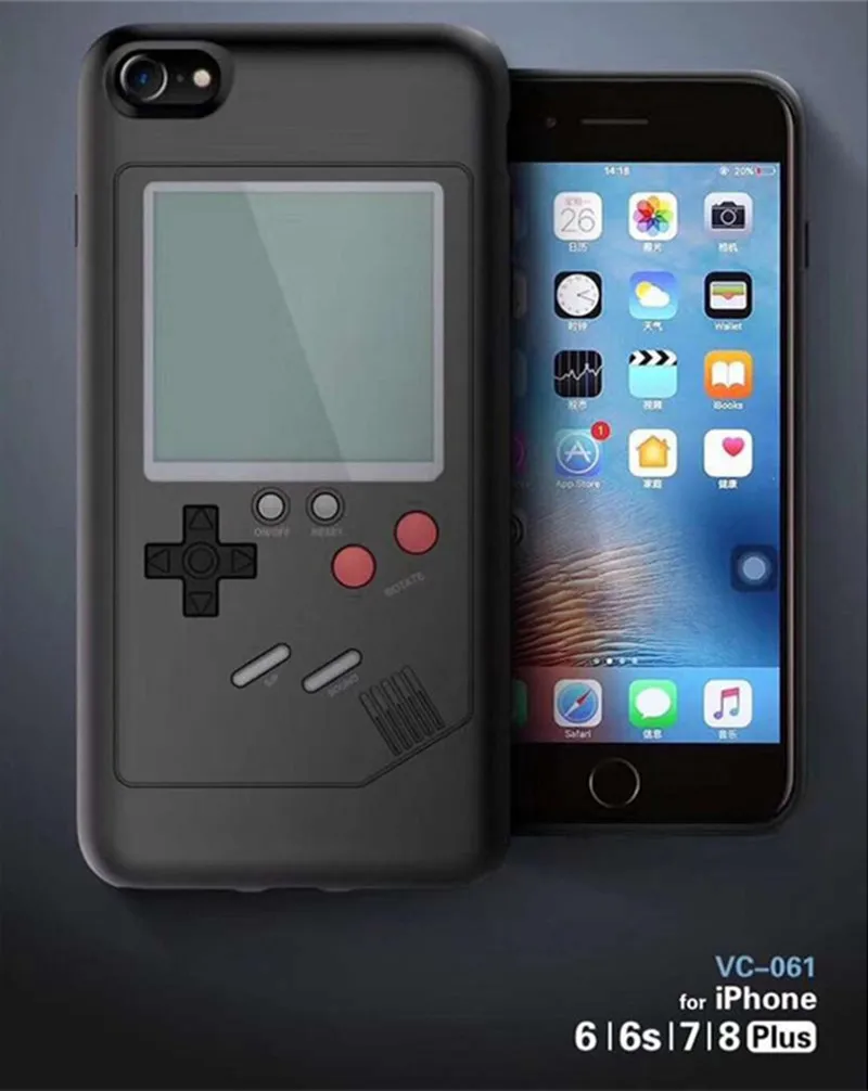 Горячая Распродажа, игровой чехол для телефона Tetris для iPhone X 8 7 Plus, портативная задняя крышка для воспроизведения, ретро игровая консоль, чехол для телефона для iPhone 6 6splus