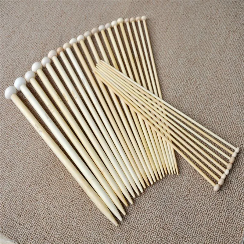 Спицы для вязания 8 дюймов 20 см 18 размеров 36 шт. 2 0 10 мм|knitting needles|weaving toolssingle pointed