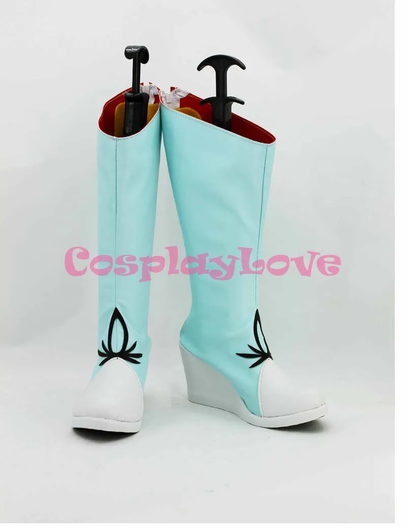 

Newest Custom Made Japanese Anime RWBY Weiss Schnee Cosplay Shoes Boots