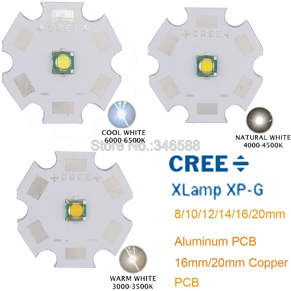 CREE XPG XP G R5 5 Вт лампа излучатель холодный белый теплый нейтральный высокомощный