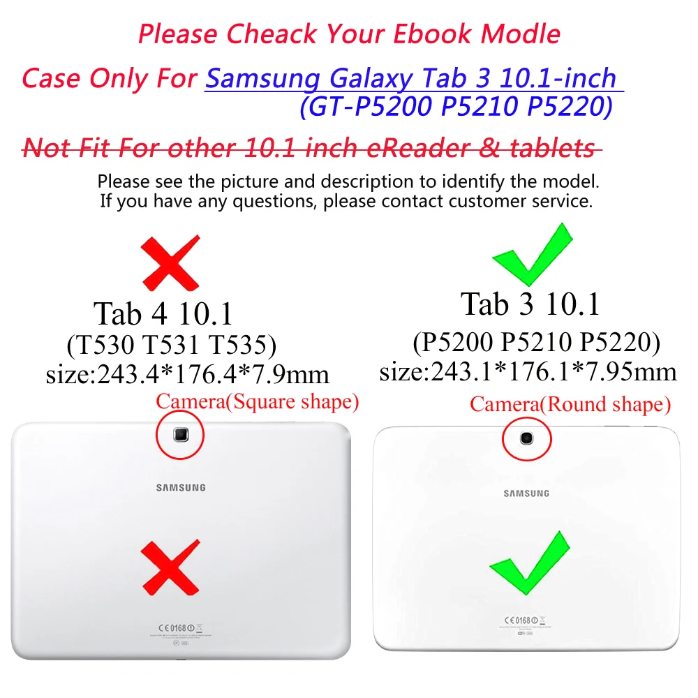 Для планшета Samsung Galaxy Tab 3 10 1 дюйма P5200 P5220 P5210 вращающаяся на 360 подставка откидной