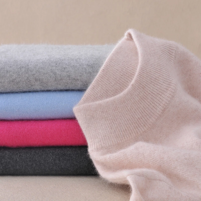 Carol Diaries 2018 Autumn Fashion Women Sweater Plus Size Elastic Turtleneck Casual Bottoming Knitted Pullovers | Женская одежда