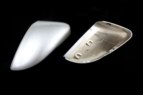 R линия стиль Серебряный матовый хром боковое зеркало крышка Замена для