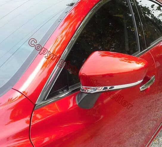АБС хромированный боковой зеркальный чехол для Mazda 2 Demio DJ DL 2015 2016 2017|chrome side mirror