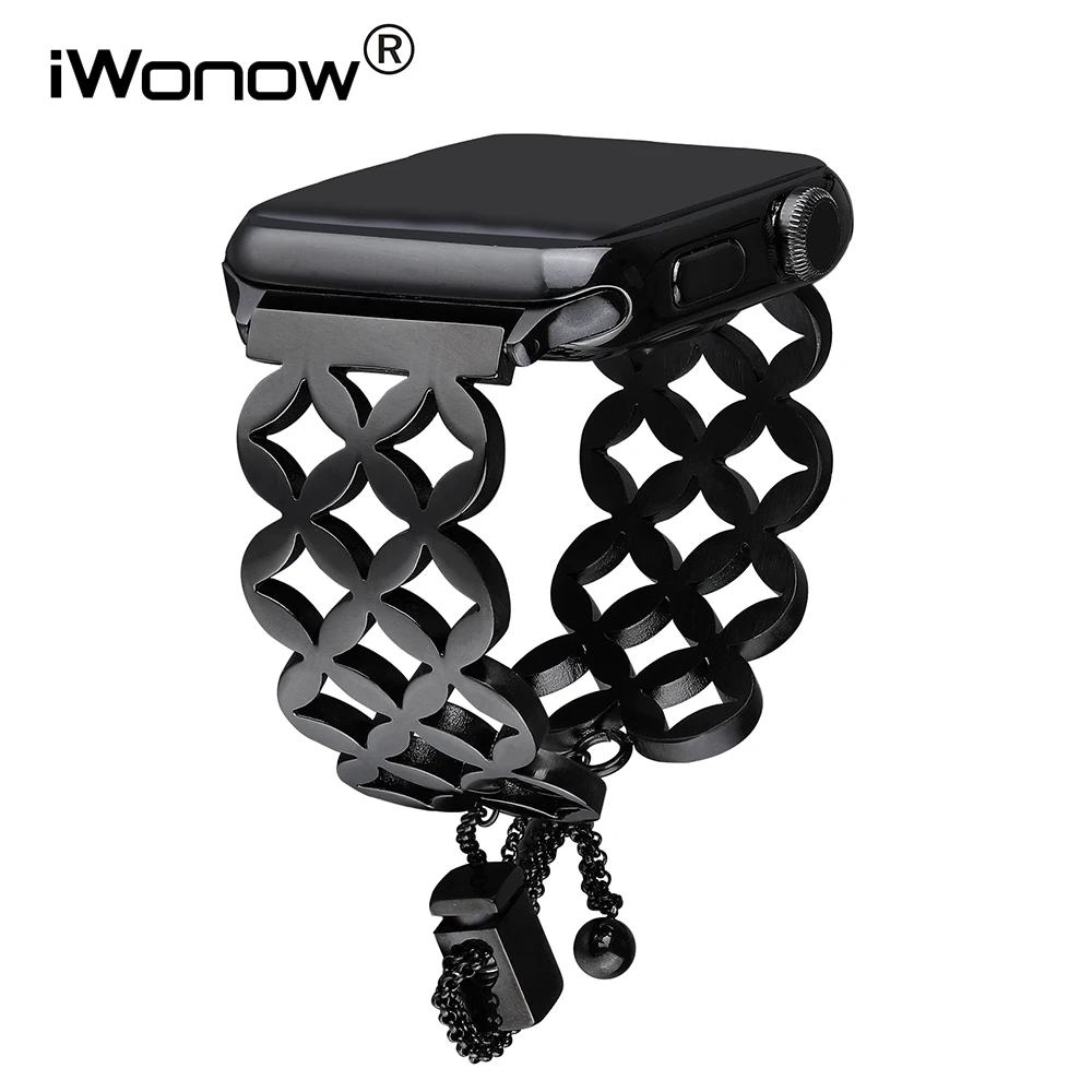 Браслет iWonow для iWatch Apple Watch 38 мм 42 Series 5 4 3 2 1 Ювелирное Украшение ремешок на