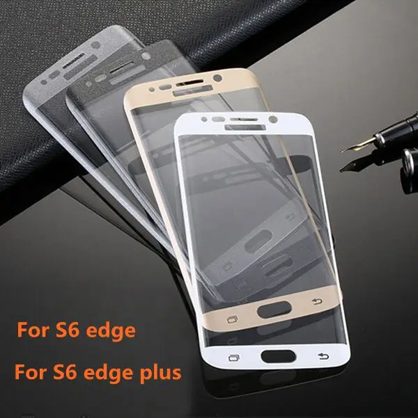 3D изогнутое закаленное стекло для Samsung Galaxy S6 edge Полное покрытие экрана