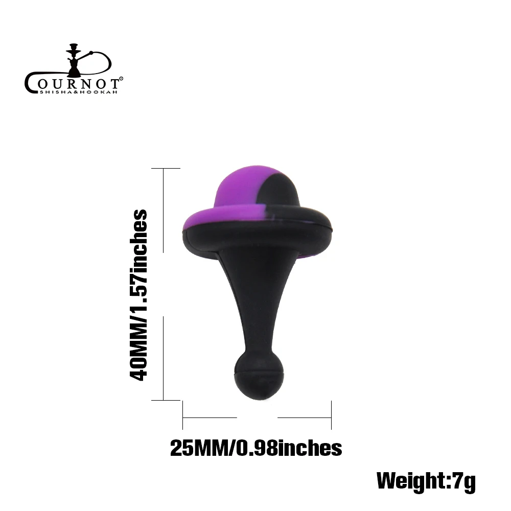 COURNOT Премиум гироскоп форма FDA Силиконовый карбюратор крышка даббер воск масло