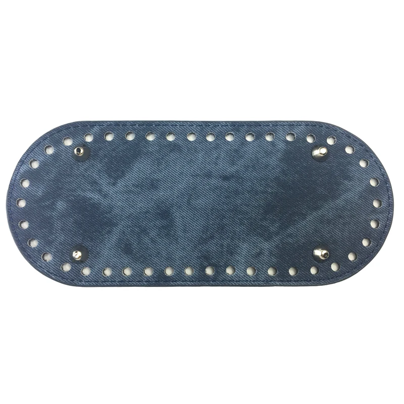 Модная овальная трикотажная джинсовая сумка KZ Новое поступление 21*9 см с круглым