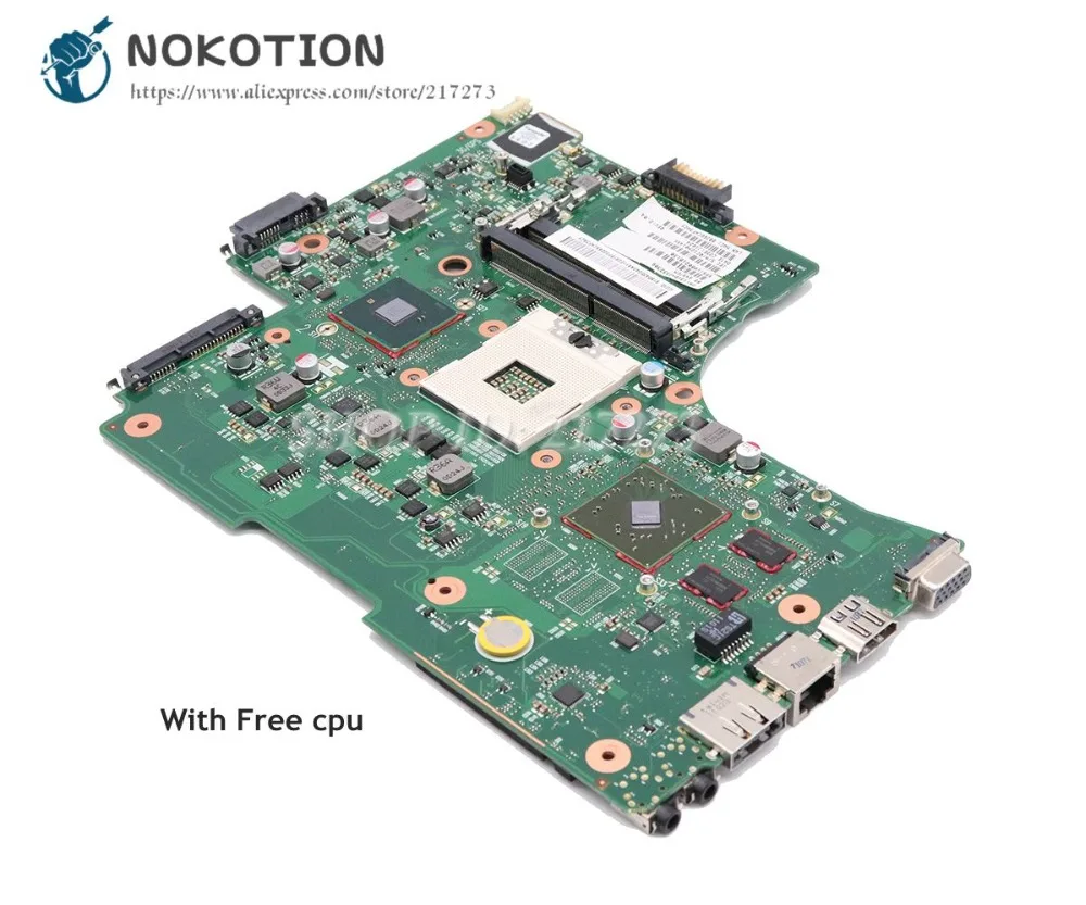 NOKOTION для Toshiba Satellite L650 L655 материнская плата для ноутбука HM55 DDR3 HD4500 gpu V000218030 V000218130 V000218140 1310A2332304