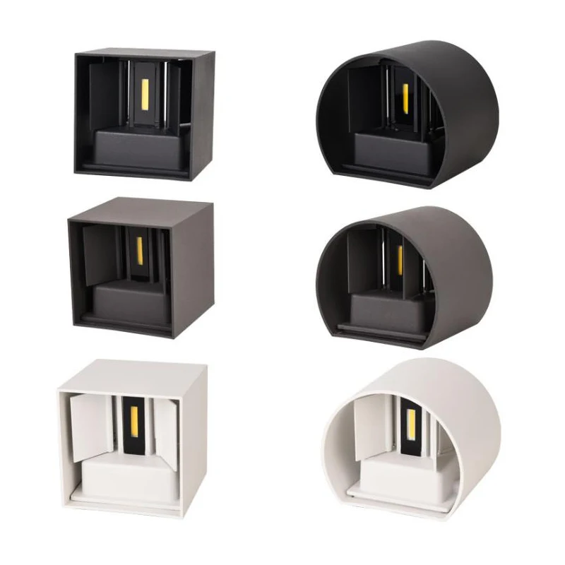 12 Вт квадратная алюминиевая IP65 водонепроницаемая наружная светодиодная