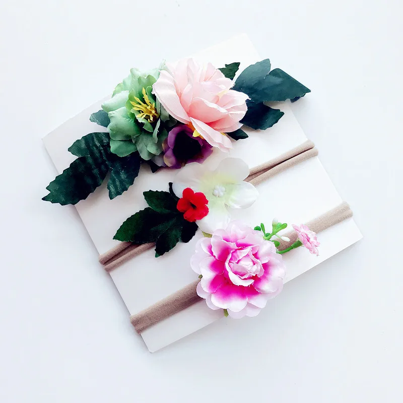 Ободок для волос детский в стиле бохо 1 комплект|baby hairband|flower headbandheadband set |