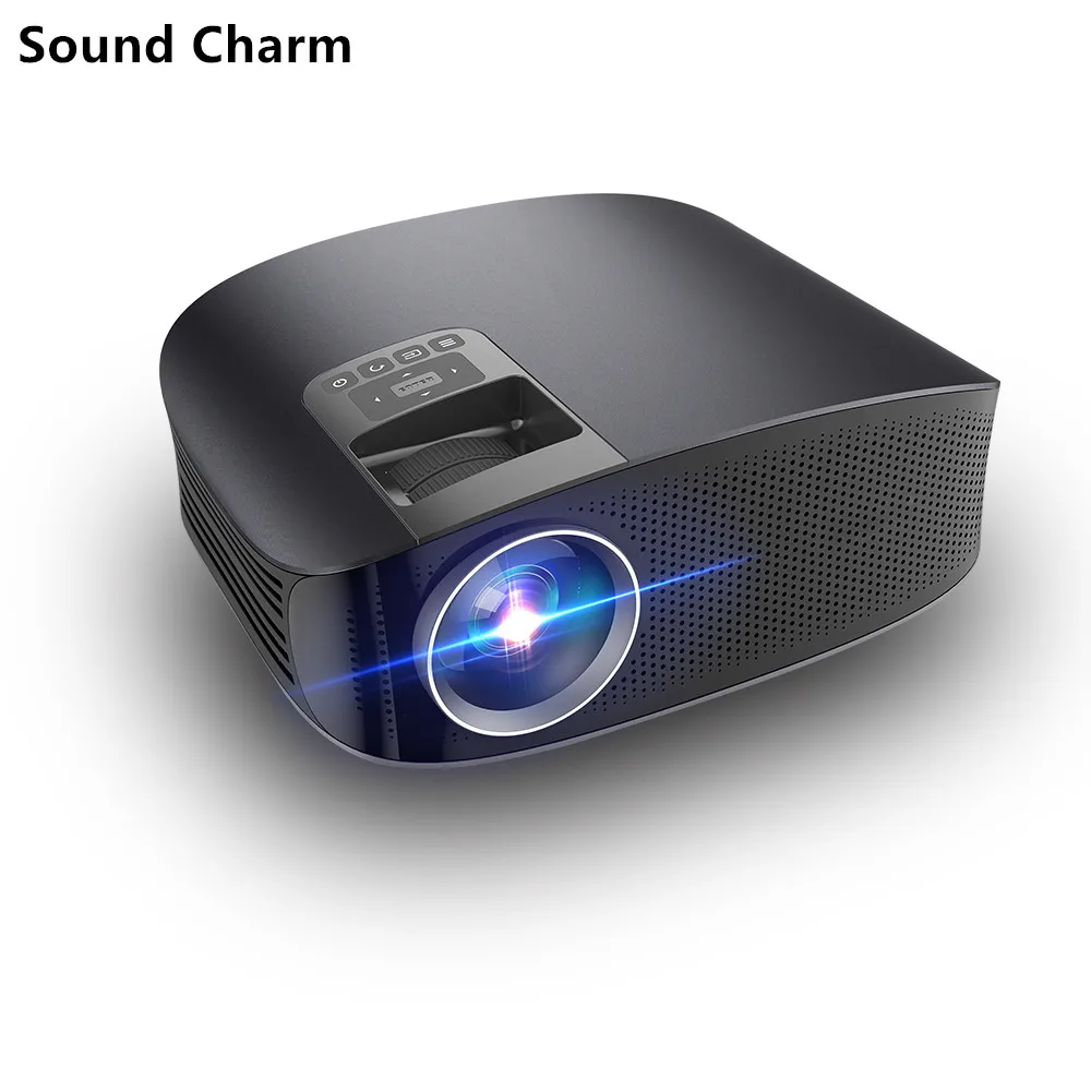 Звуковой Шарм YG610 3600 люмен Full HD светодиодный проектор проводной синхронизация