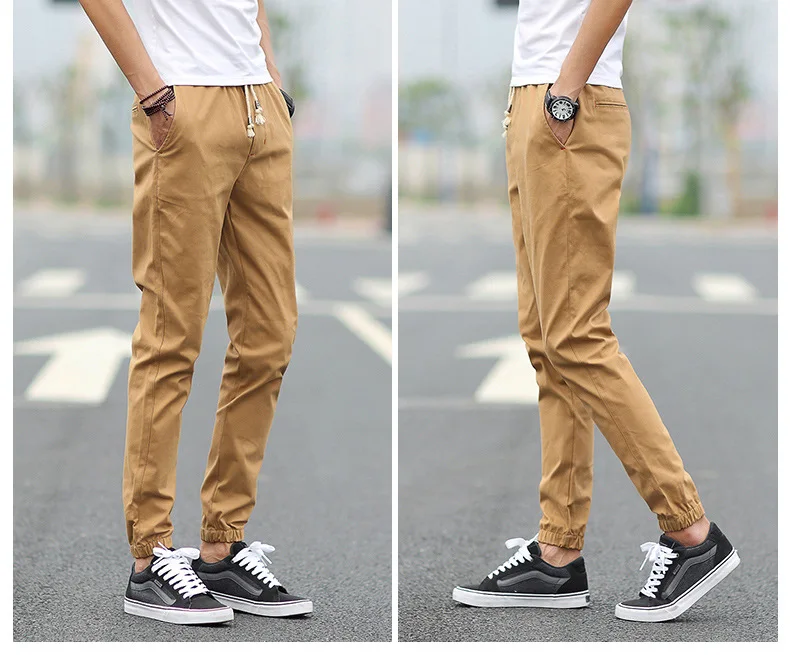 

Cotton men's leggings casual pants sport leggings men's harem pants tide slacks pants