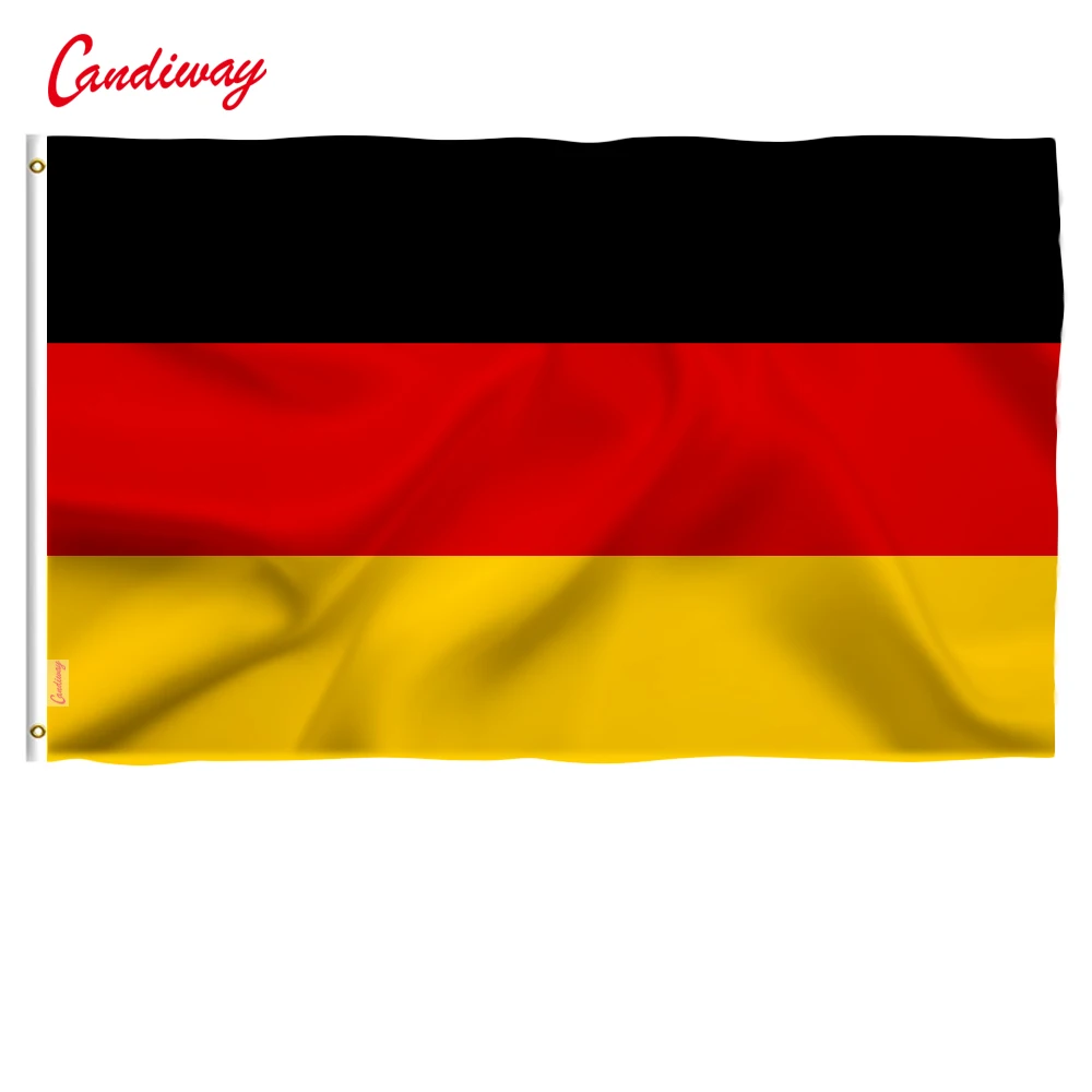 

90 x 150cm Deutschland German flag flag parade polyester printed banners office activities NN008