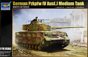 Бак Trumpeter 1/16 модель 00921 немецкий бак Pzkpfw IV Ausf. J|trumpeter 1/16|scale tankstank model |