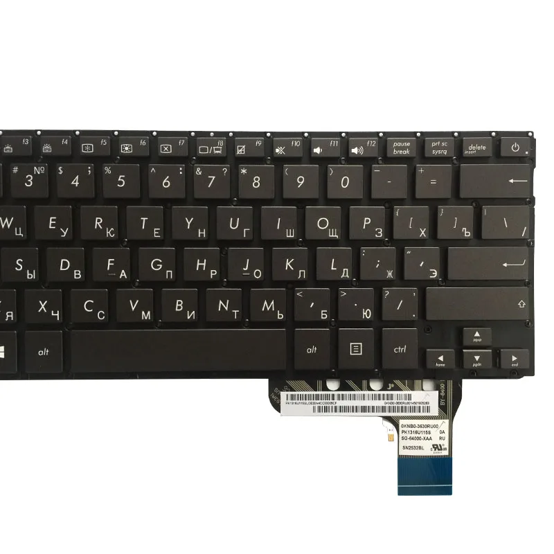 Русская клавиатура для ноутбука ASUS Zenbook U303 U303LB U303LN U303UA U303UB UX303L UX303 U303L UX303LN с
